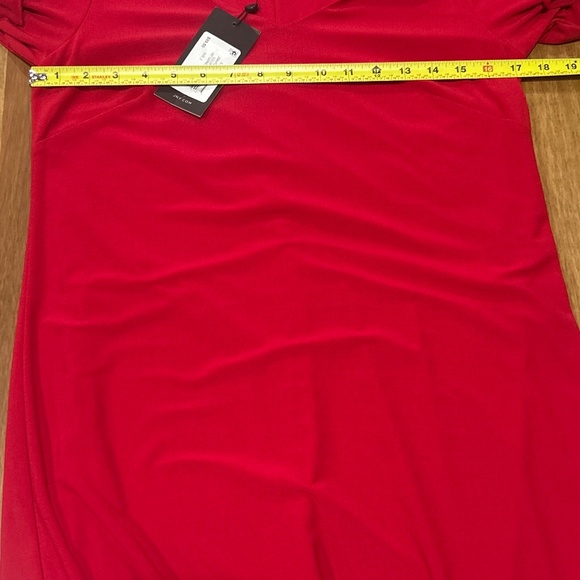 Jones New York NWT MIDI Dress Size 2 Color Garnet Style JDM47D0330 - Picture 8 of 10